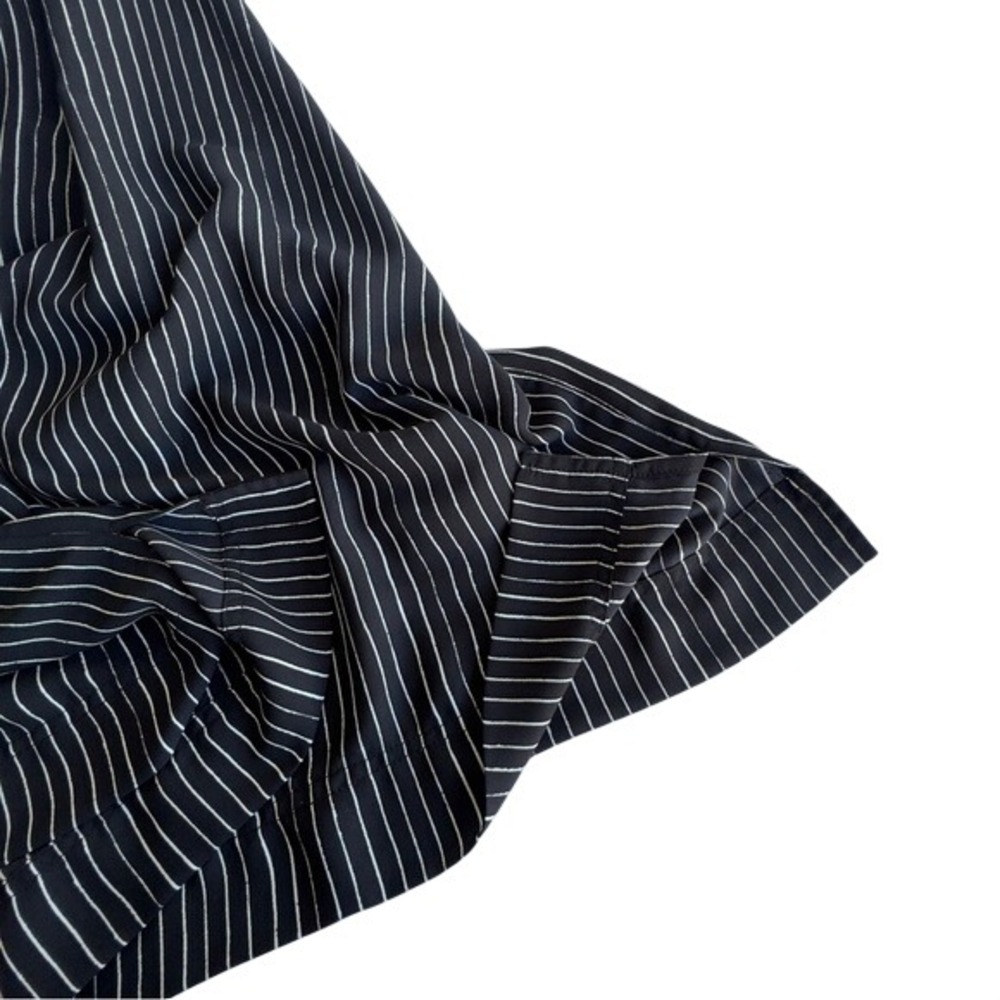 Madewell Black and White Striped Short Sleeve Dress - Picture 5 of 7